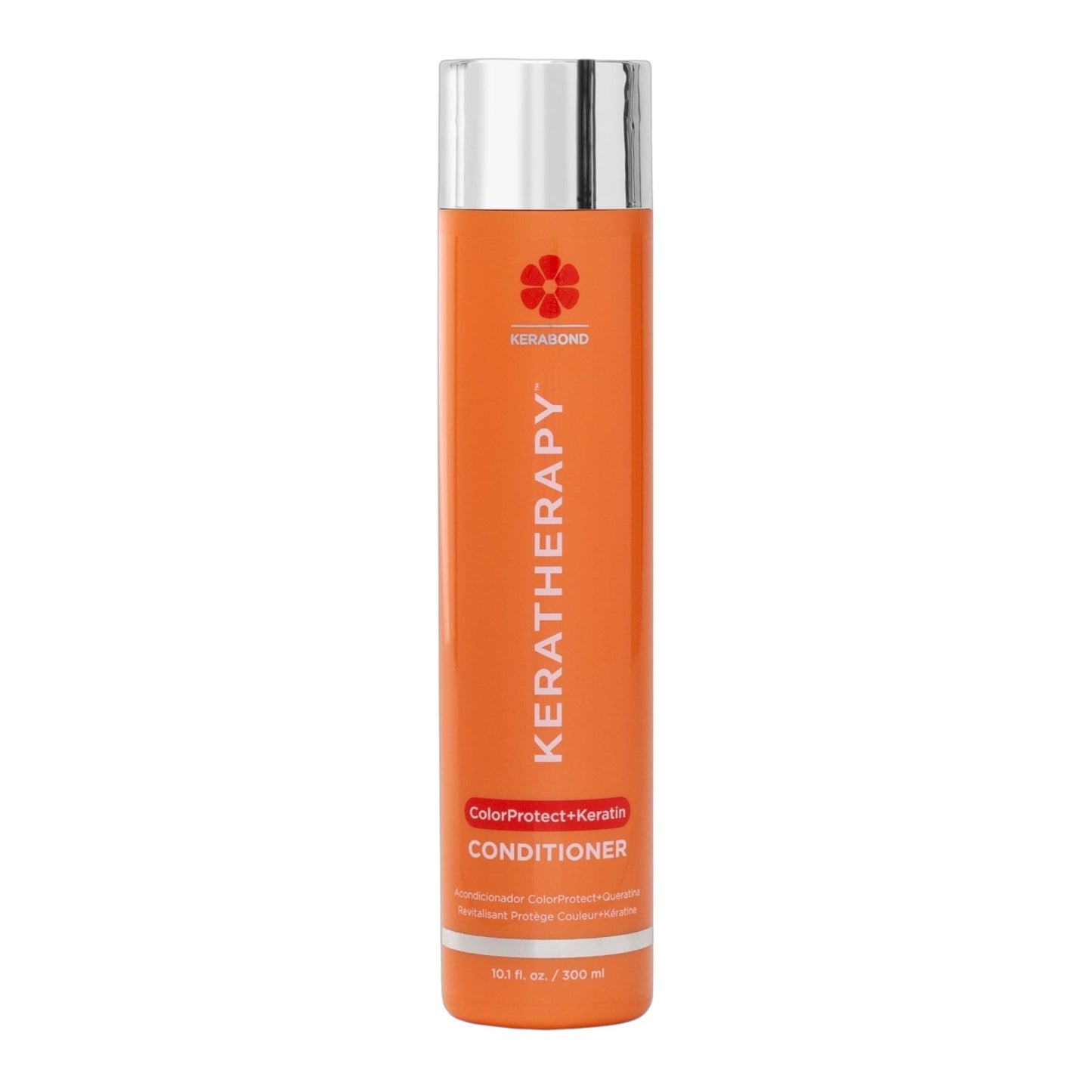 KERATHERAPY Keratin Infused Color Protect Conditioner, 10.1 fl. oz., 300 ml - Gluten Free Color Protecting Conditioner for Color Treated Hair with Kerabond Technology, Red Raspberry Oil, Omega 3 & 6
