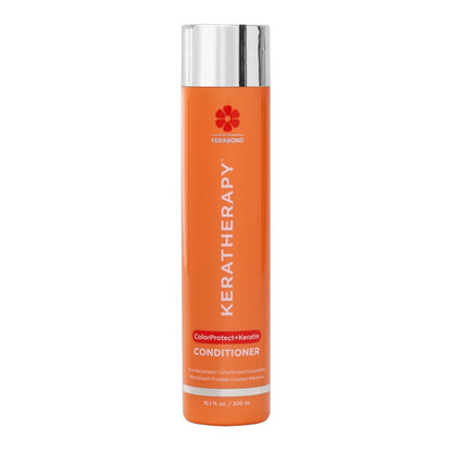 KERATHERAPY Keratin Infused Color Protect Conditioner, 10.1 fl. oz., 300 ml - Gluten Free Color Protecting Conditioner for Color Treated Hair with Kerabond Technology, Red Raspberry Oil, Omega 3 & 6