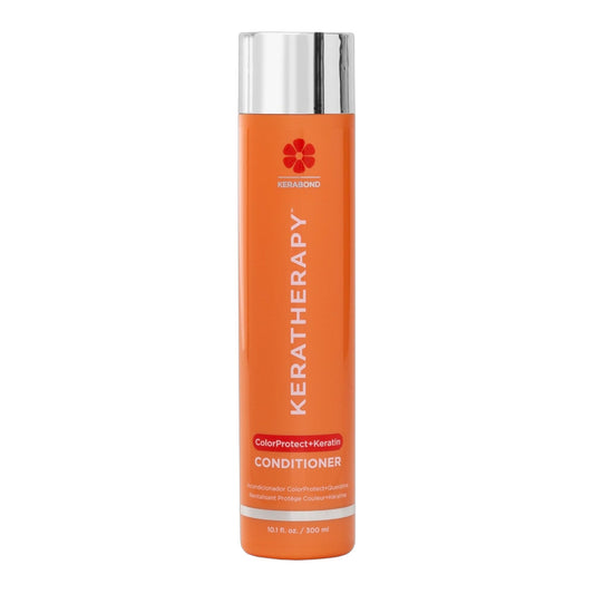 KERATHERAPY Keratin Infused Color Protect Conditioner, 10.1 fl. oz., 300 ml - Gluten Free Color Protecting Conditioner for Color Treated Hair with Kerabond Technology, Red Raspberry Oil, Omega 3 & 6