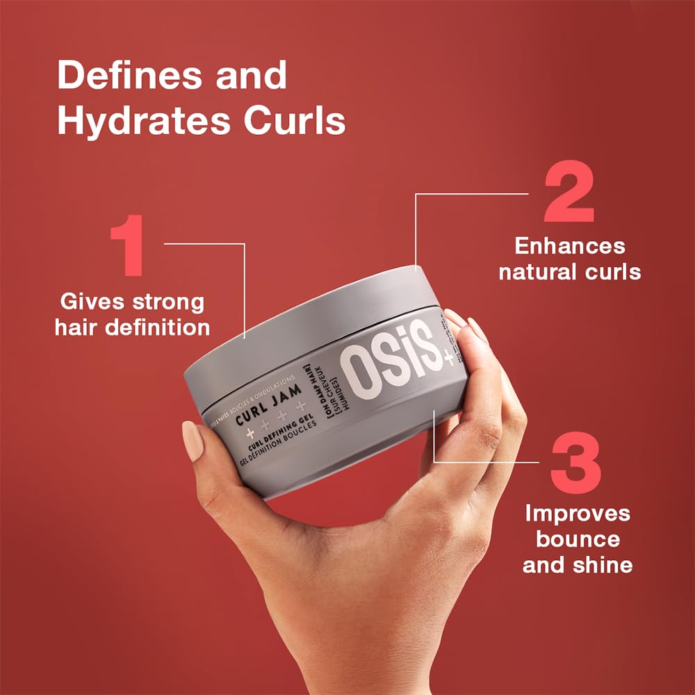 OSiS+ Curl Jam - Moisturizing Defining Curl Gel for All Curly Hair Types