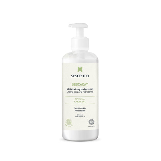Sesderma SESCACAY Moisturizing Body Cream | Deep Hydration & Nourishment with Cacay Oil, HP Retinoate & Botanical Extracts | Soothes, Repairs & Softens Dry or Sensitive Skin | 8.5 fl oz