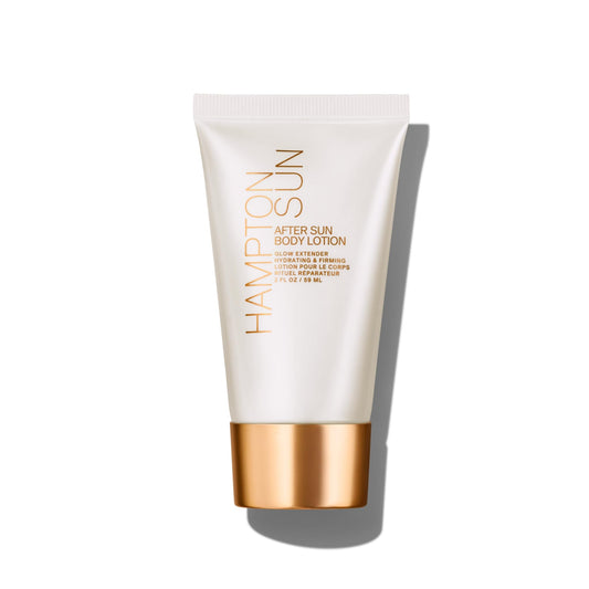 Hampton Sun After Sun Body Lotion – 2 oz. Travel Size | Hydrating & Firming Moisturizer with Hyaluronic Acid & Cocoa Butter | Soothes, Nourishes & Prolongs Sun-Kissed Glow | Lightweight, Smooth Finish