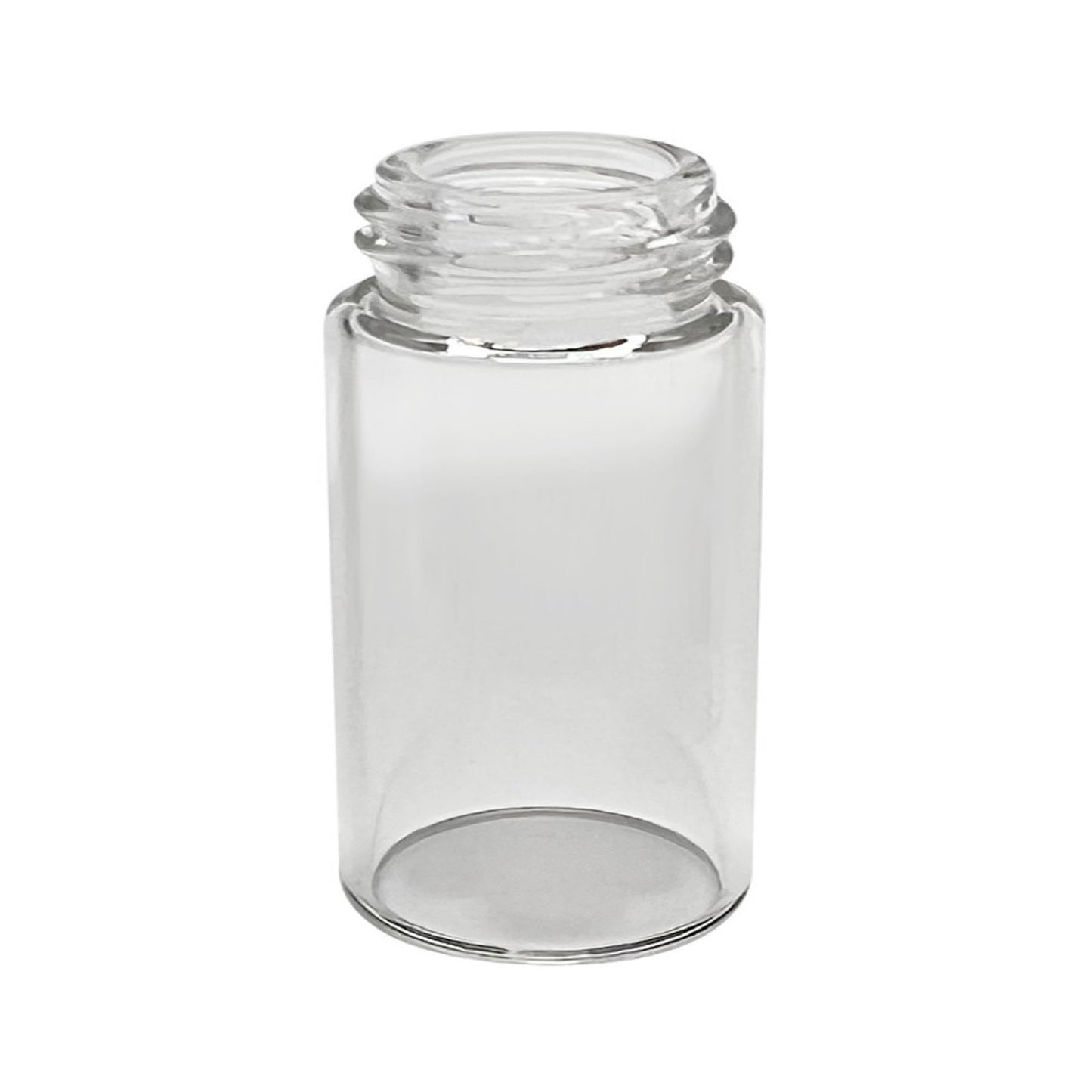 J.G. Finneran 34013-1545 Clear Borosilicate Vial, 13-425mm Thread, 1 Dram 4.0mL Capacity, 15mm Diameter, 45mm Length, Pack of 100