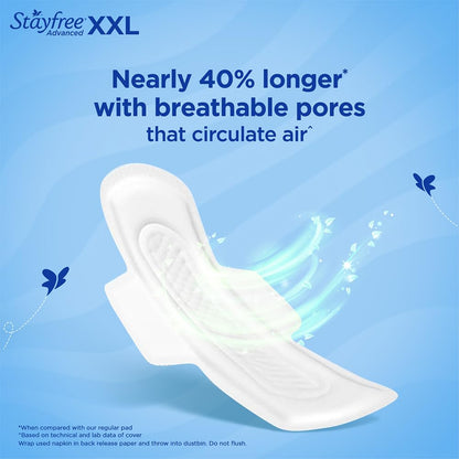 Stayfree Advanced Ultra-Comfort Napkins with Wings - 28 Pads (Extra Large)