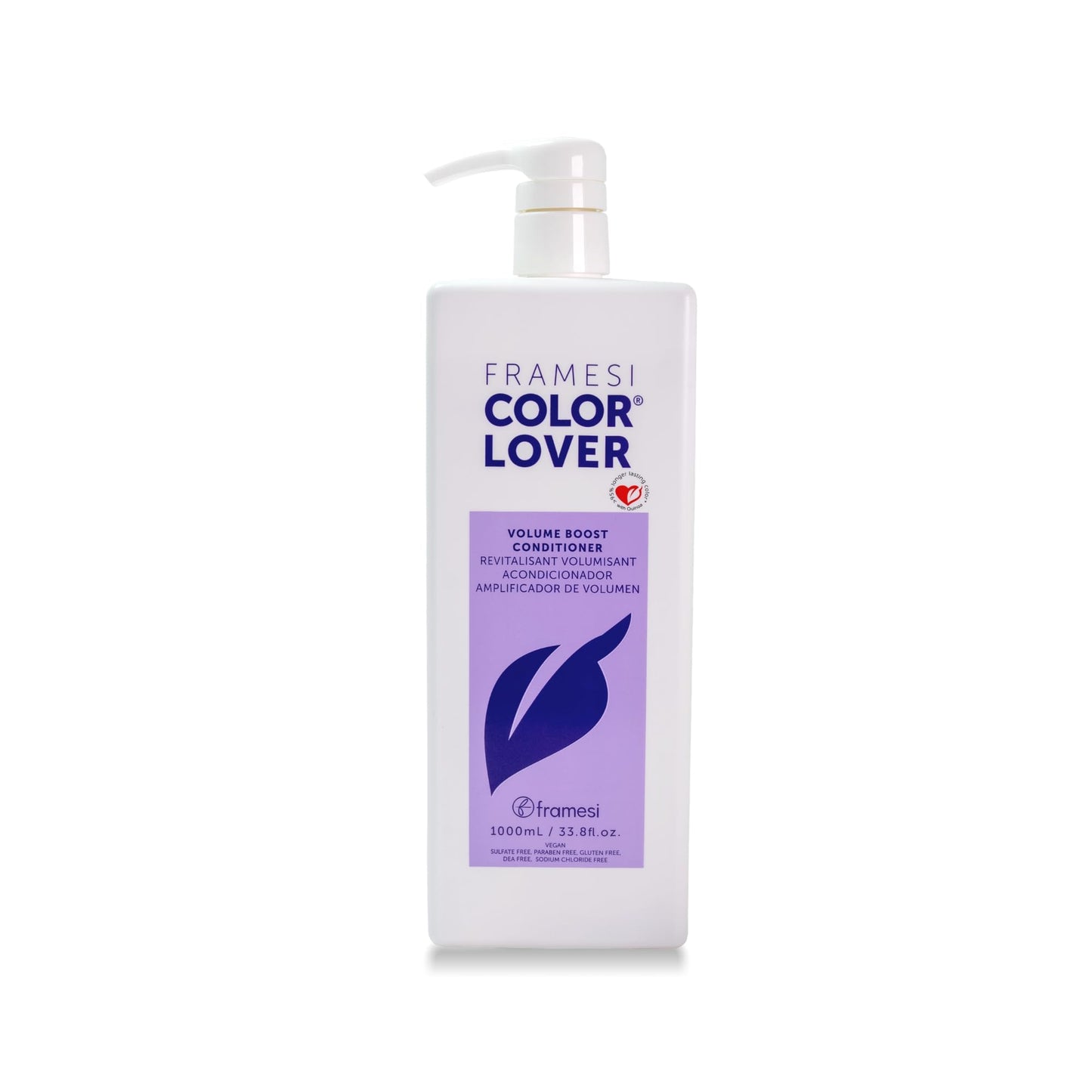 Framesi Color Lover Volume Boost Shampoo, Sulfate Free Shampoo with Quinoa and Aloe Vera, Color Treated Hair