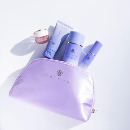 TATCHA Suni Lee's Favorites for Bouncy Skin - The Dewy Milk Moisturizer & Kissu Lip Mask + The Travel-Sized Rice Wash & Dewy Skin Mist