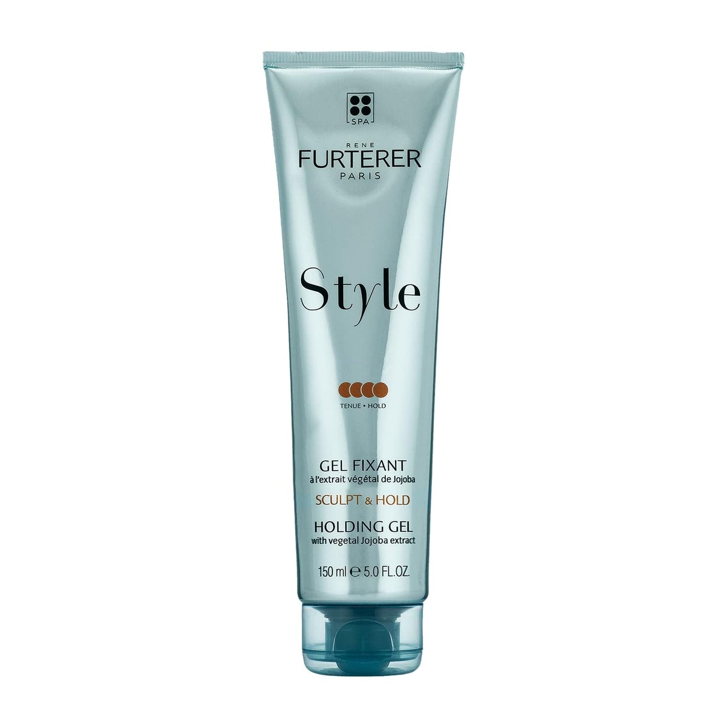Rene Furterer STYLE Holding Gel - Sculpts & Styles with Strong Hold - With Moisturizing Jojoba Extract - For All Hair Types - Vegan & Silicone-Free - 5.0 fl. oz.