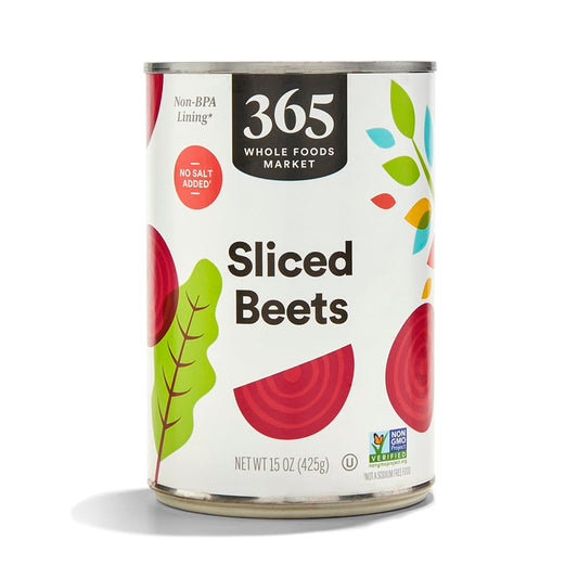 365 by Whole Foods Market, Sliced Beets No Salt Added, 15 oz