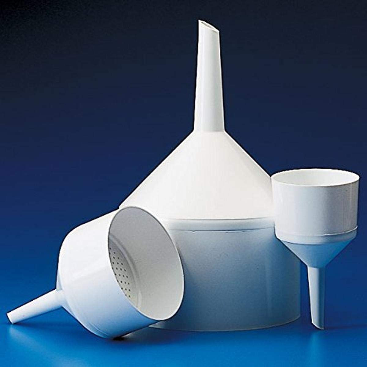 Globe Scientific 600441 Polypropylene Buchner Funnel, 90mm Filter Diameter
