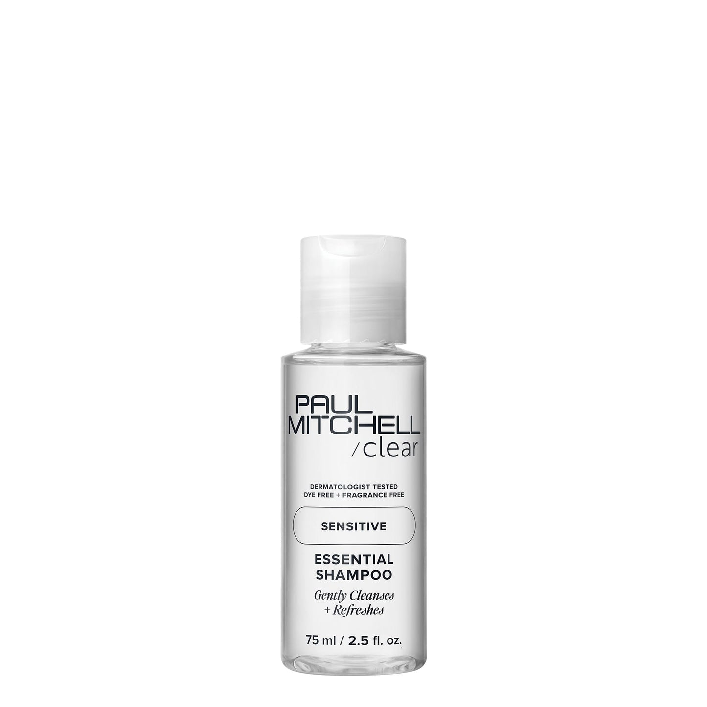 Paul Mitchell Clear Essential Shampoo, Fragrance Free, For Sensitive Scalp + Skin