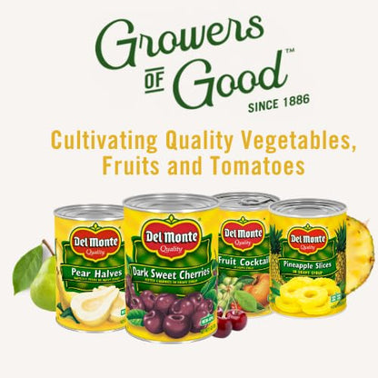 Del Monte Dark Sweet Pitted Cherries in Heavy Syrup 12/15 oz. Can (pack of 12)