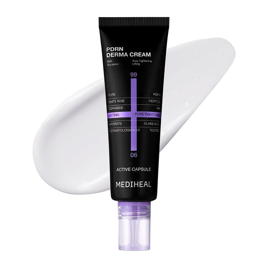 Mediheal Derma Cream - Pore Care Moisturizer with Niacinamide, Adenosine & Squalane - Skin Elasticity Support & Deep Hydration with Lightweight, Non-Greasy Texture (1.69 fl. oz.)
