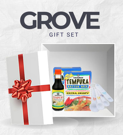 Kikkoman Tempura Dipping Sauce 10 oz + 2x Tempura Batter Mix 10 oz Bundle with Measuring Spoon – Easy Prep for Crispy Tempuras & Savory Dipping – Gift Set (4 Items)