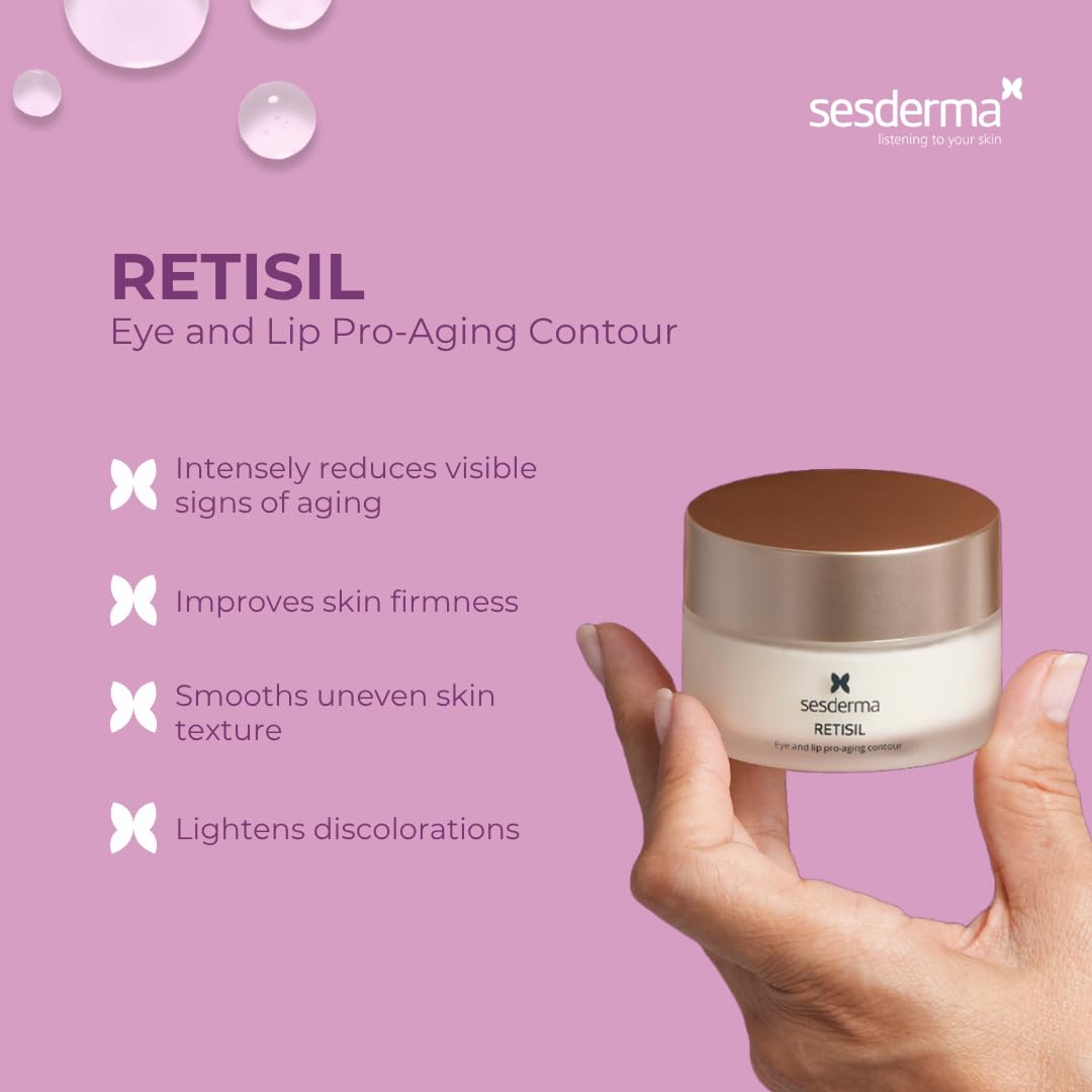 Sesderma RETISIL Eye And Lip Pro-Aging Contour | Ageless Beauty System | Wrinkles | Silky Smooth Skin, 1.0 fl oz