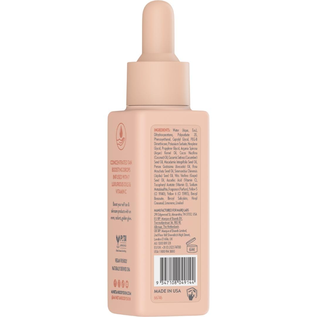 MineTan Facial Tanning Skincare | Facial Self Tan Collection - Glowy Dark Tan Results, Use Daily to Build Your Bronze, Vegan Friendly, Cruelty Free