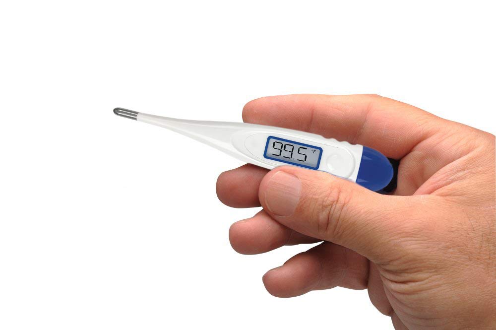 ADC Hypothermia Digital Extended Range Stick Thermometer with 2-Piece Plastic Storage Case, Adtemp 419
