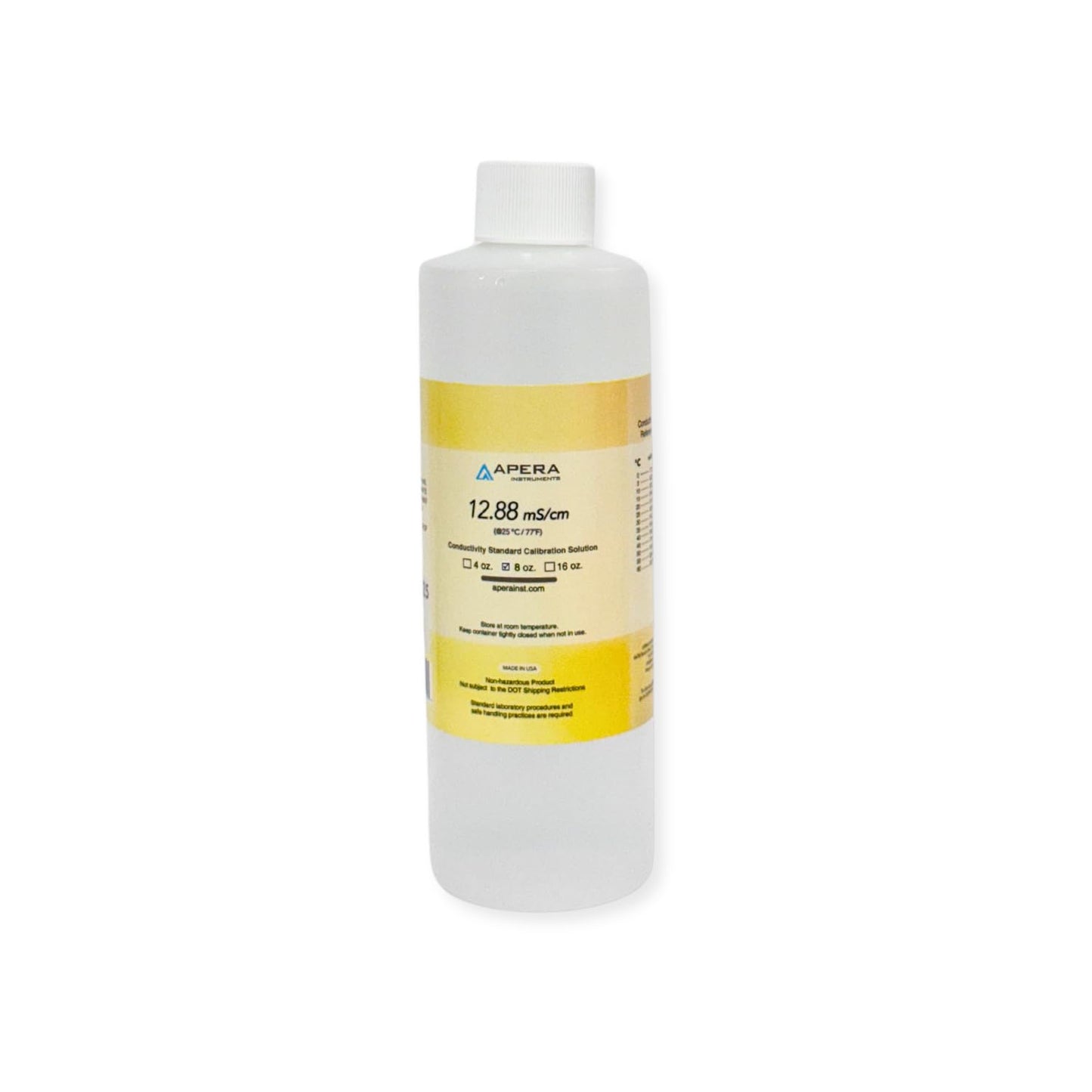 Apera Instruments 12.88 mS/cm (12880 µS/cm) Conductivity Standard Calibration Solution, 8 oz