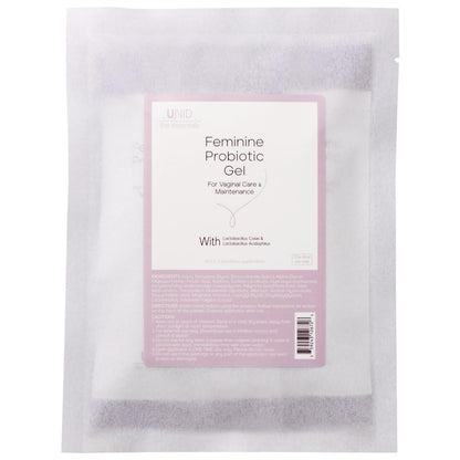Feminine Probiotic Gel, Lactic Acid Added, Soothing and Firming, pH-Balanced, Alcohol and Estrogen-Free. (3ml*8)