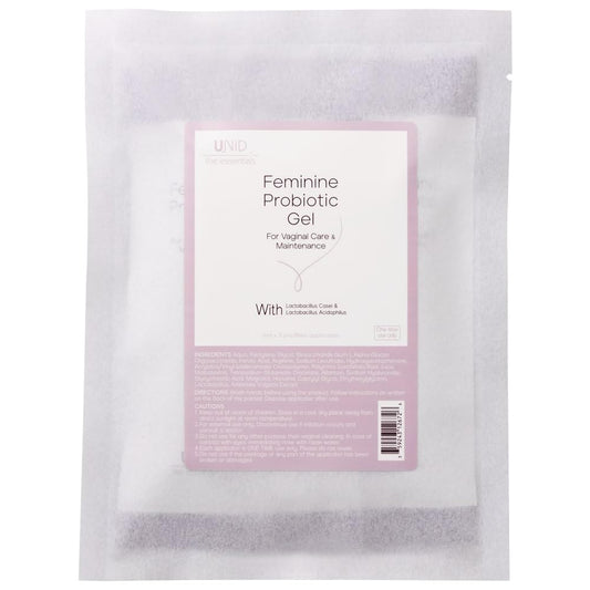 Feminine Probiotic Gel, Lactic Acid Added, Soothing and Firming, pH-Balanced, Alcohol and Estrogen-Free. (3ml*8)