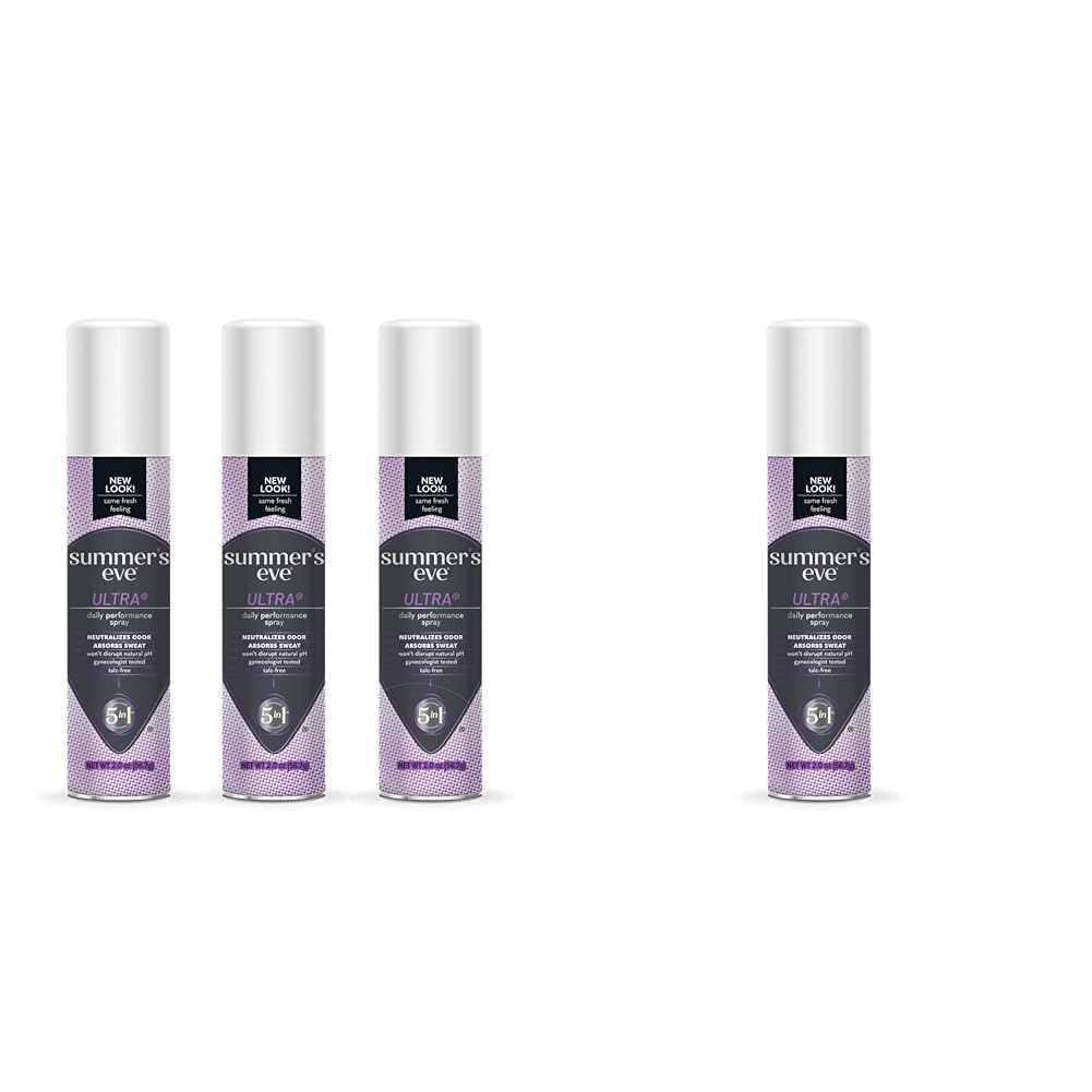 Summer's Eve Ultra Daily Feminine Spray, 2 oz, 3 Pack + 2 oz