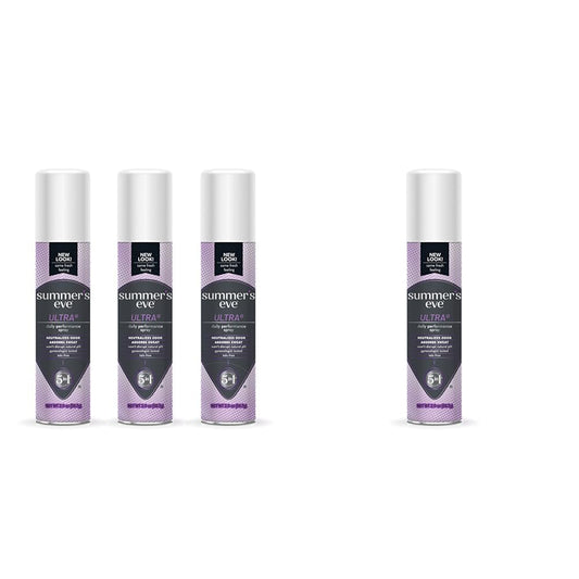 Summer's Eve Ultra Daily Feminine Spray, 2 oz, 3 Pack + 2 oz