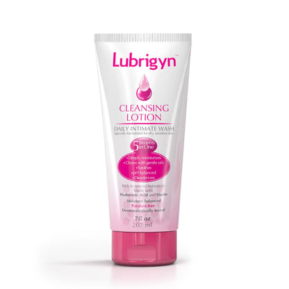 Lubrigyn Cleansing Lotion, Moisturizing and Replenishing Daily Feminine Wash Cream for Feminine Care, Fusion of Natural Oil-Based Moisturizing Intimate Lubricant Bundle