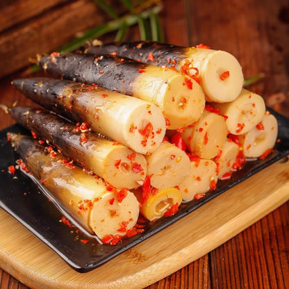 17.6OZ Bamboo Shoots To Eat,Instant Spicy Chinese Snacks,Bamboo Food,Chinese Snack,Spicy Strips