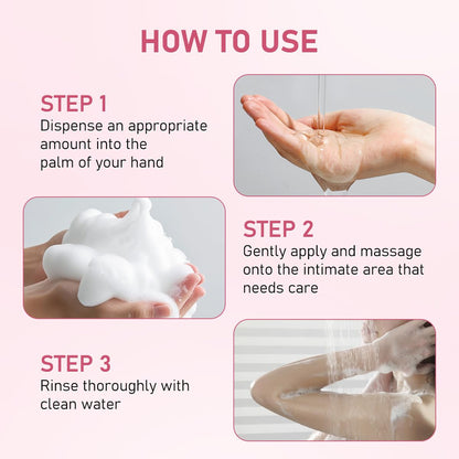Cranberry Feminine Wash For Intimate Area Hygiene,pH Balance and Vitamin E for Vaginal wash,Non-Irritating,6.76 Fl Oz