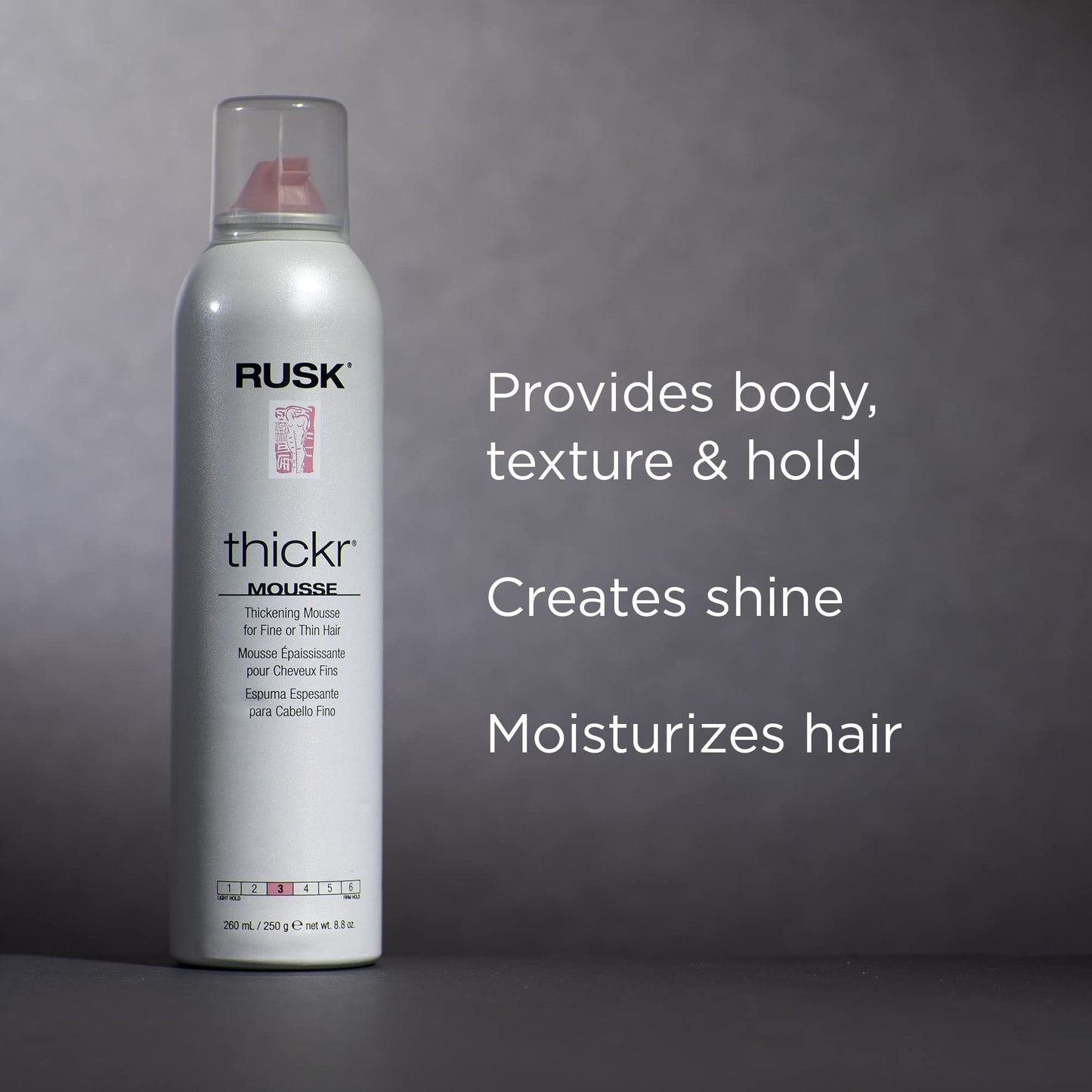 RUSK Thickr Thickening Mousse Foam 8.8 Fl Oz