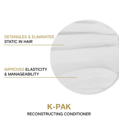 Joico K-PAK Daily Reconstructing Conditioner | For Damaged Hair | Restore Shine | Smooth & Detangle | Eliminate Static | With Keratin & Guajava Fruit Extract