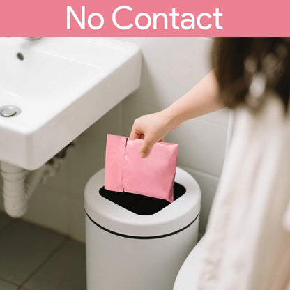 100 Pcs Sanitary Napkin Disposal Bags, Feminine Hygiene Period Bags for Tampons & Pads, Period Disposal for Teen Girls, Odor Blocker, Leak-Proof Sanitary Storage for Menstrual Products