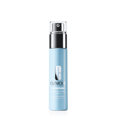 Clinique Turnaround Accelerated Renewal Face Serum For All Skin Types | Exfoliating + Smoothing, 1 Fl Oz