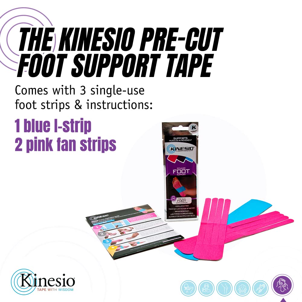 Kinesio 0850989002287 Pre-Cut Application Foot Tape