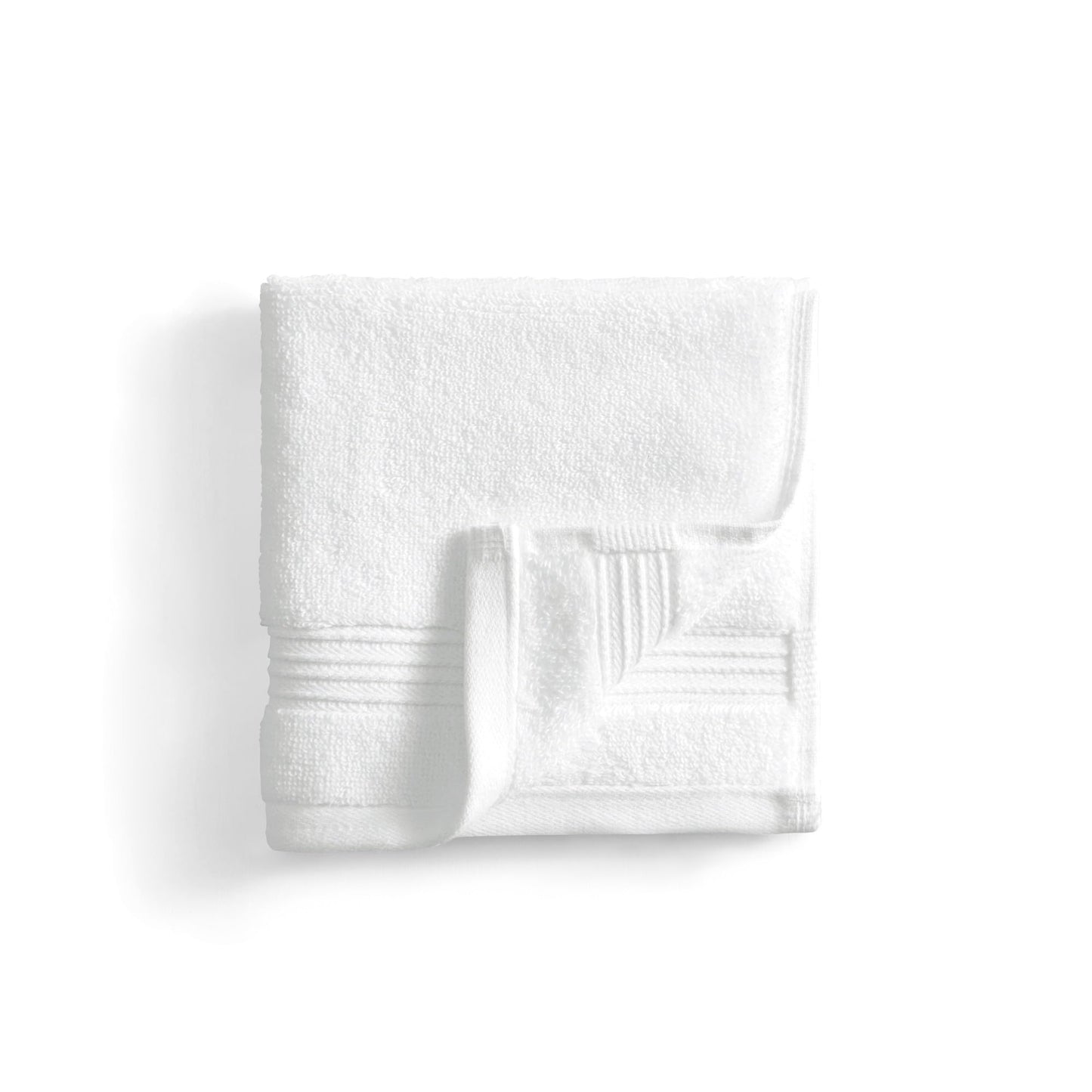 Ted Baker 4-Pack Washcloth Set - 100% Cotton - Soft, Highly Absorbent - 13" x 13", White