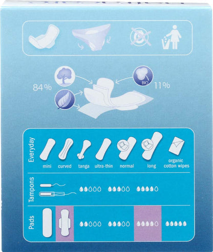 Natracare 3104 Ultra Long Pads 10 Count, 6 Pack