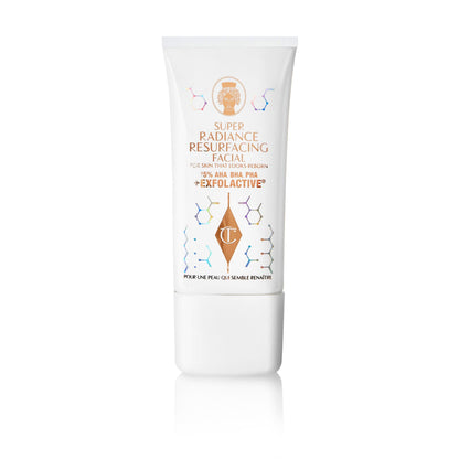 Charlotte Tilbury Super Radiance Face Exfoliator - Gentle Exfoliating Mask with Salicylic & Glycolic Acid - Refines Pores, Improves Radiance, Hydrates & Adds Glow