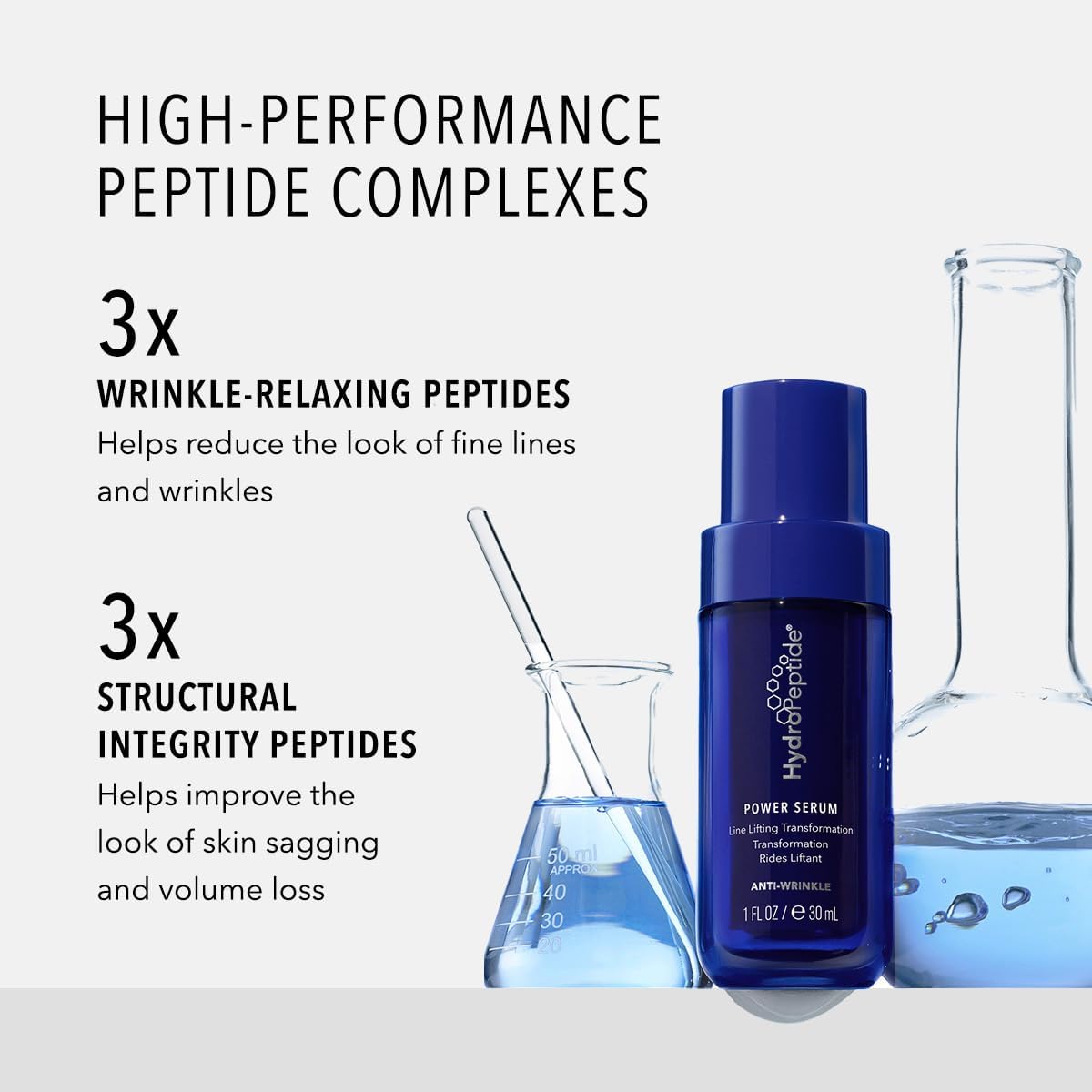 HydroPeptide :: Power Supply Anti Wrinkle Regenerative Refill Set, Power Serum + Refillable Cartridge, 2 Ounces (total)