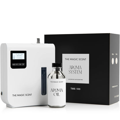 The Magic Scent Diffuser, Scent Air Machine for Home & Hotels, HVAC or Portable Nebulizing Diffuser - Large Room Waterless Aroma Machine - Aroma Oil Included