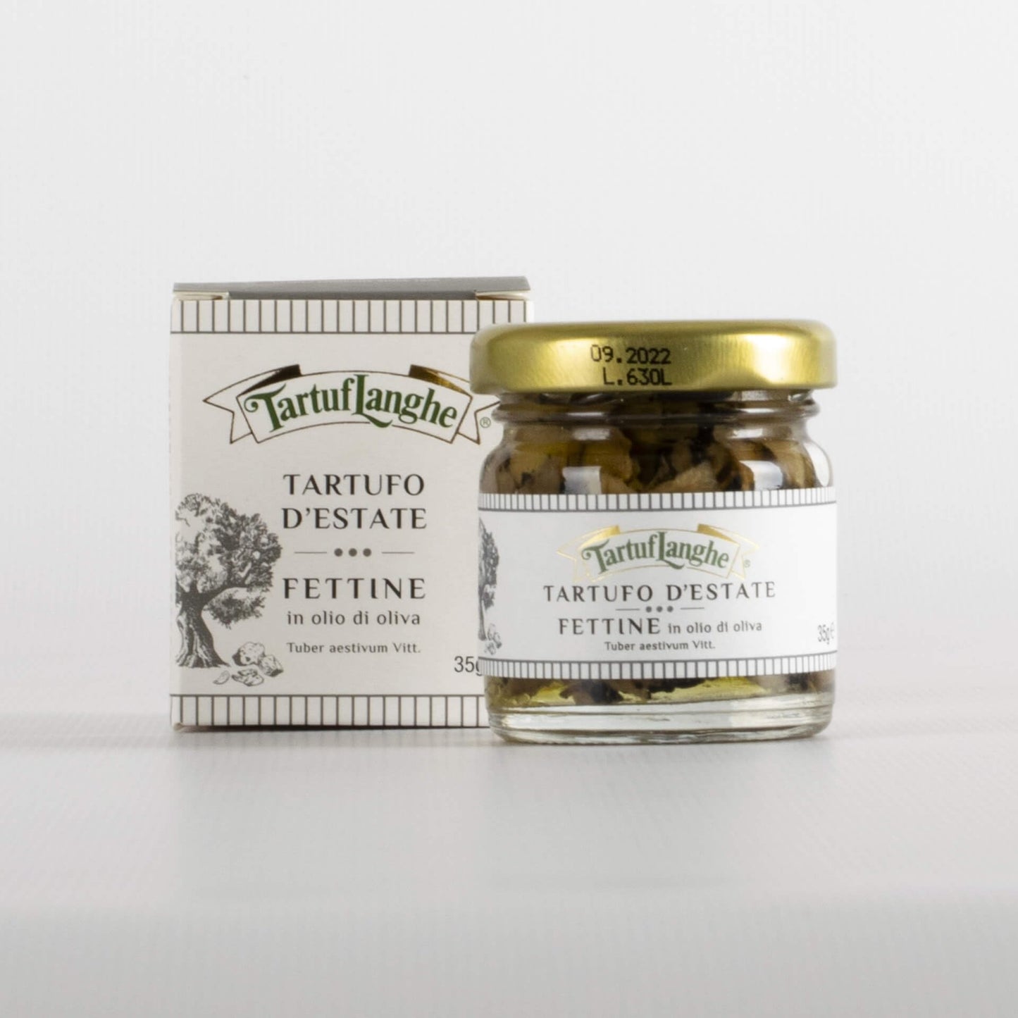 TartufLanghe Premium Black Truffle Carpaccio in Olive Oil – Gourmet Italian Food with Preserved Black Truffles for Pasta, Risotto, Meat, Fish, Eggs, Salads, and Fine Foods - 1.23 oz (Pack of 1)