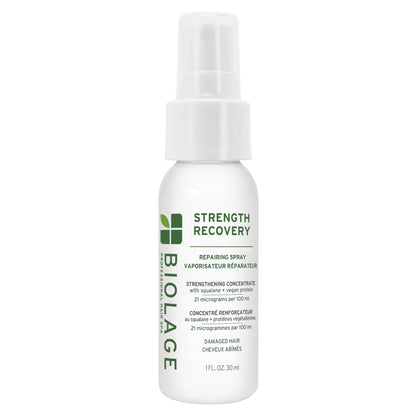 Biolage Strength Recovery Repairing Spray - Leave-In Treatment, Strengthens & Repairs Damaged Hair, Heat Protectant, Detangling Leave-In Treatment, With Olive Squalane & Vegan Proteins