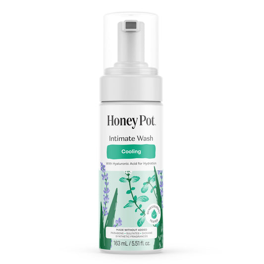 Honey Pot - Feminine Wash - Herbal Infused - Cooling Effect - Sensitive Skin Types - PH Balanced Plant Based Hygiene Products - Cooling - 5.51 Fluid Oz