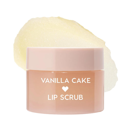 ColourPop Fresh Kiss Exfoliating Lip Scrub - Nourishing Lip Exfoliator to Gently Buff & Soften Skin - Enriched with Cocoa & Shea Butter to Lock in Moisture - Vanilla Cake (0.37 oz)