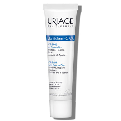 URIAGE Bariéderm-CICA Multi-Purpose Restoring Cream with Copper-Zinc & D-Panthenol | Enhances Skin Repair, For All Ages & Skin Types, Fragrance-Free