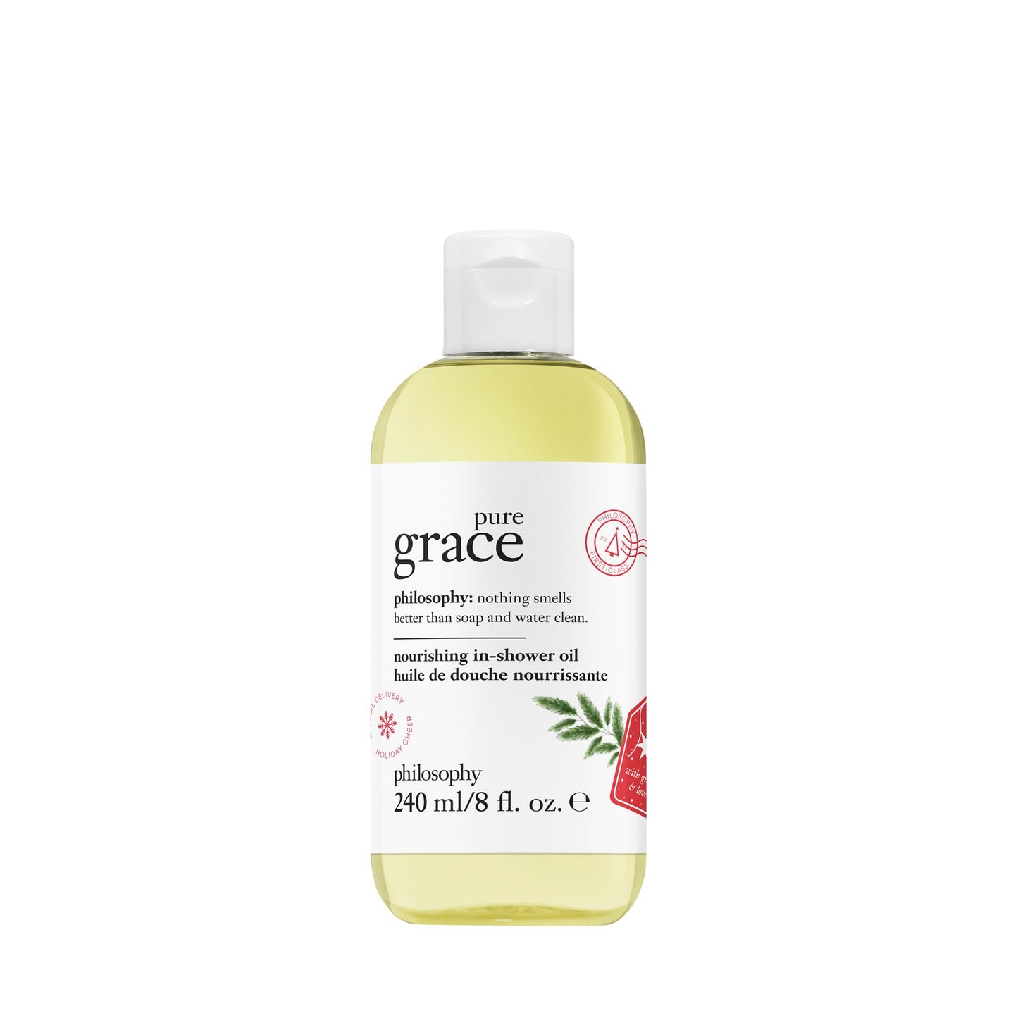 philosophy pure grace nourishing in-shower oil – with skin-loving oils – skin hydration that lasts all day
