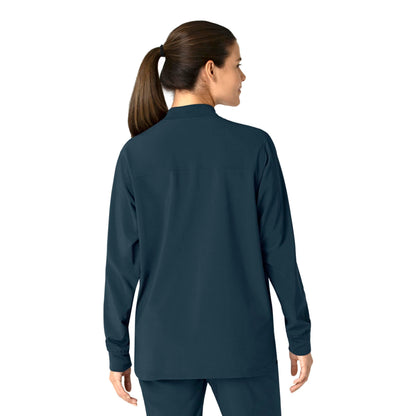 Carhartt Force Cross-Flex Women's Shirt Jacket - Navy, S