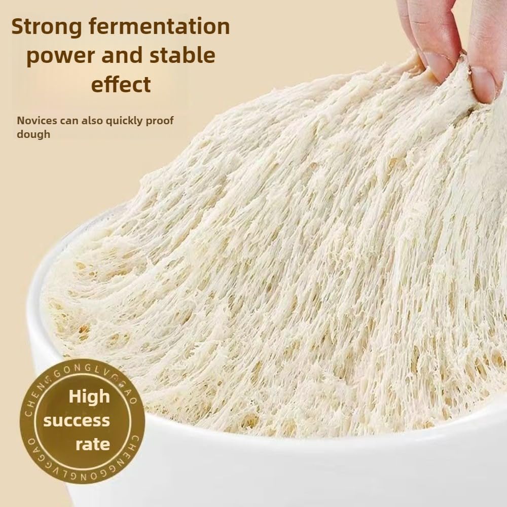 High activity yeast powder, golden active dry yeast bread cake baking Mantou bun fermentation powder, 0.88oz (5g * 5 bags) 高活性酵母粉0.88oz（5g*5袋）