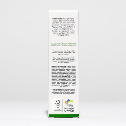 Sonage High Impact Vitamin C Serum:With Hyaluronic Acid | Hydrates & Fades Appearance Of Dark Spots