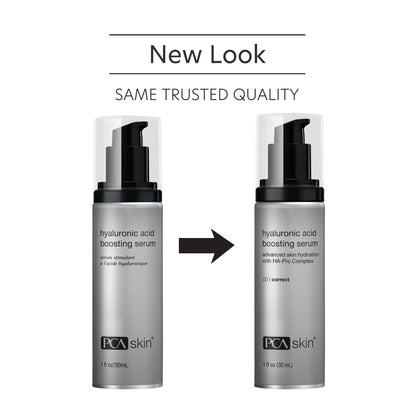 PCA SKIN Hyaluronic Acid Boosting Face Serum, Hyaluronic Acid Serum for Face Made with Niacinamide and Ceramides, Helps Reduce Fine Lines and Wrinkles and Delivers 24-Hour Moisturization, 1 oz Pump