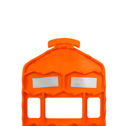 ERA EZ-Traxion Traction Aids — Durable Grip for Slippery Surfaces, Set of 2, Orange