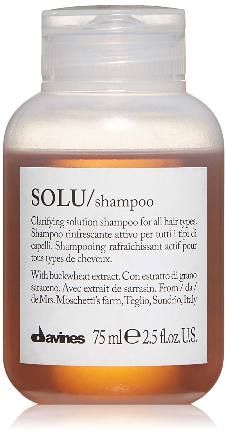 Davines SOLU Shampoo, Clarify And Remove Residue, Refresh Scalp And Leave Hair Shiny And Soft